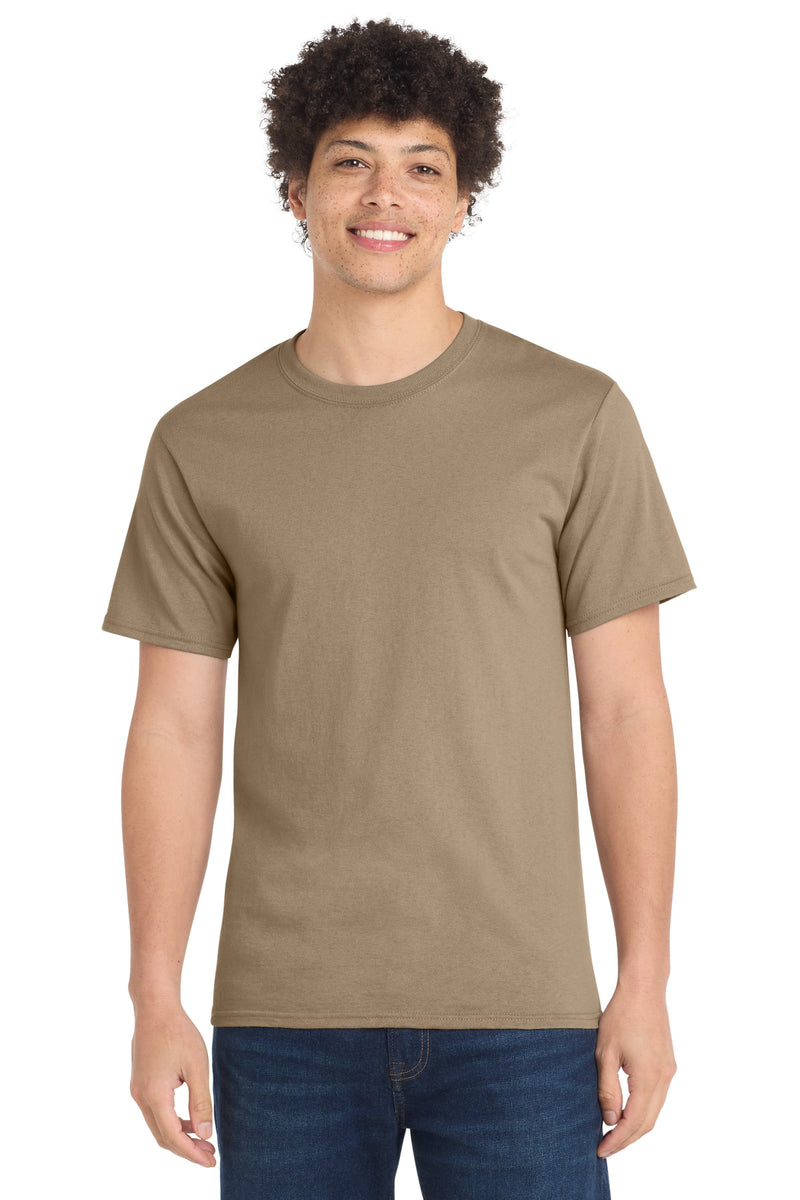Port & Co Essential Tee - Sand