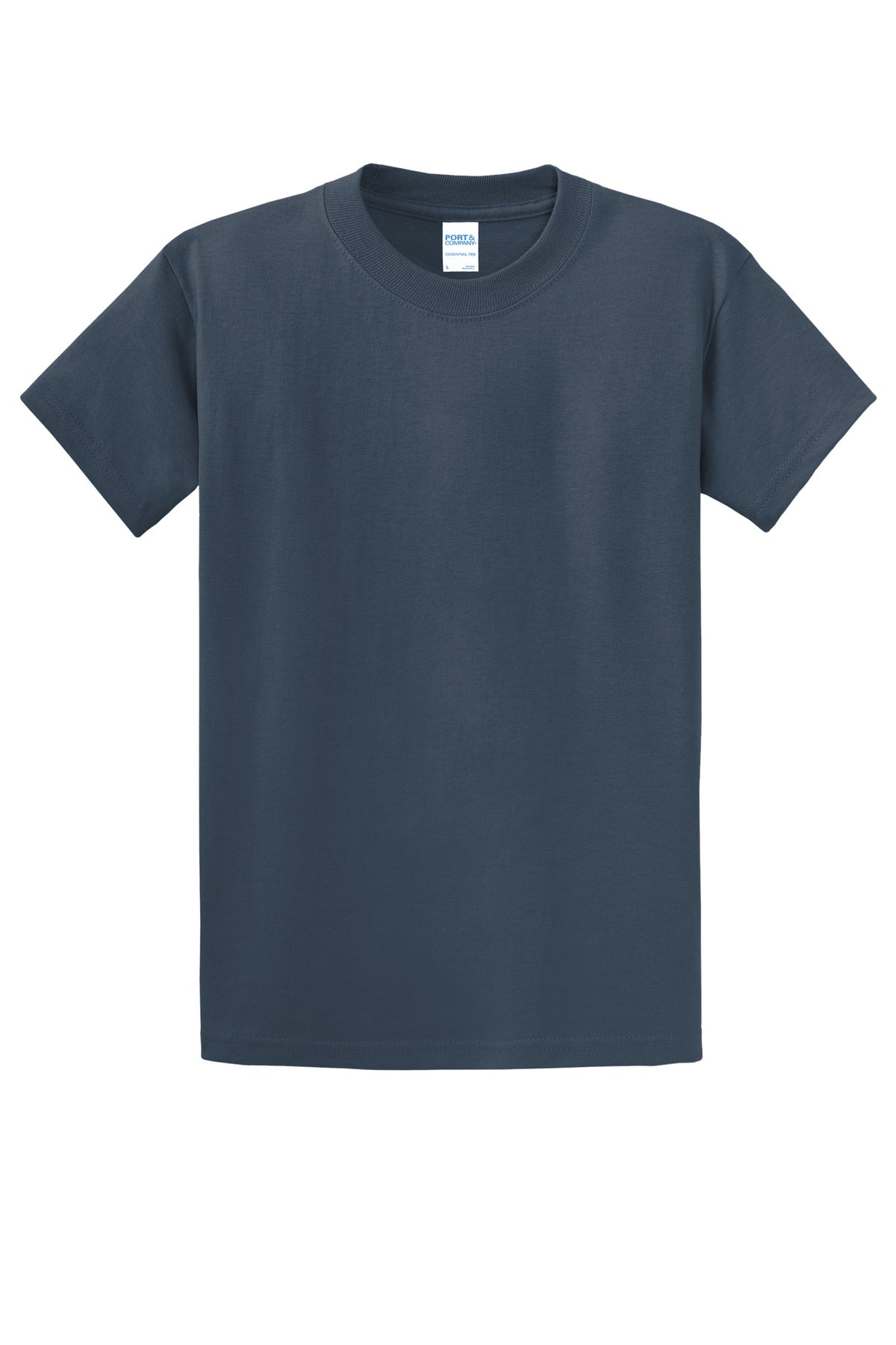 Port & Co Essential Tee - Steel Blue