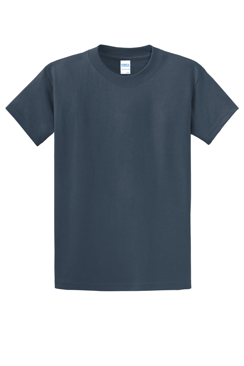 Port & Co Essential Tee - Steel Blue