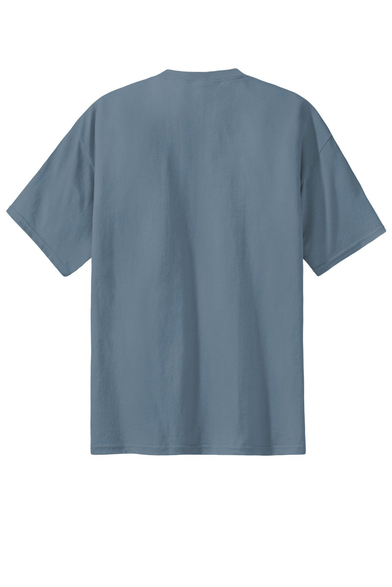 Port & Co Essential Tee - Stonewashed Blue