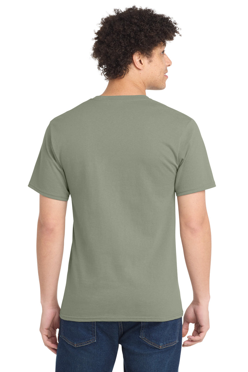 Port & Co Essential Tee - Stonewashed Green