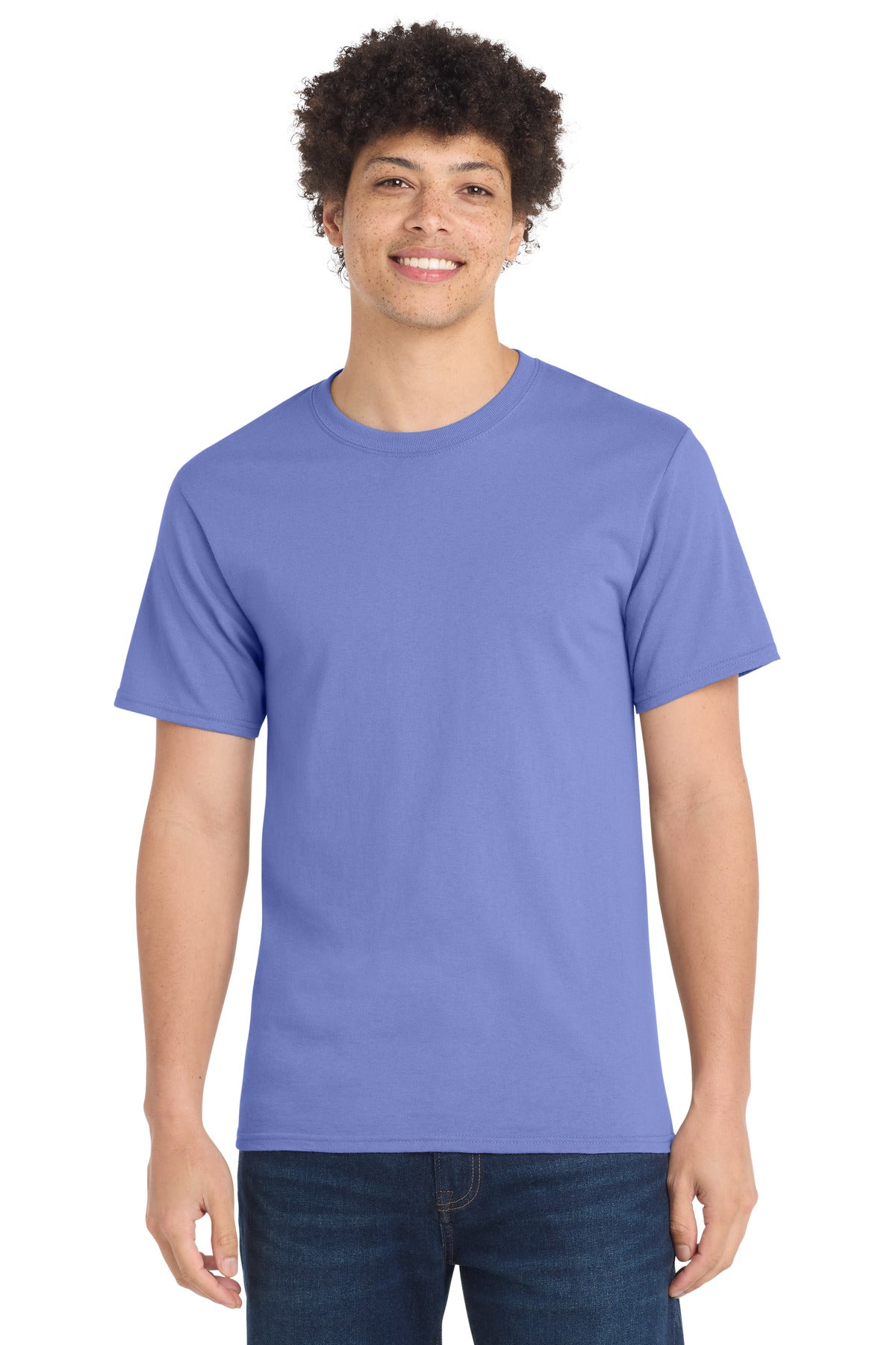Port & Co Essential Tee - Violet