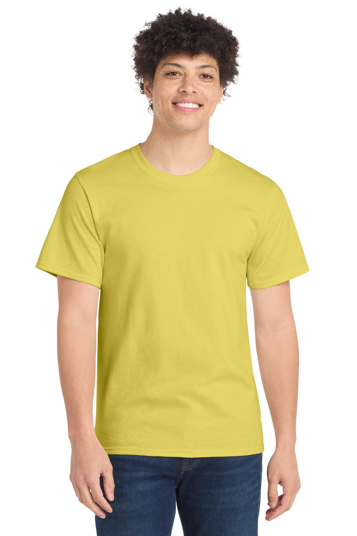 Port & Co Essential Tee - Yellow