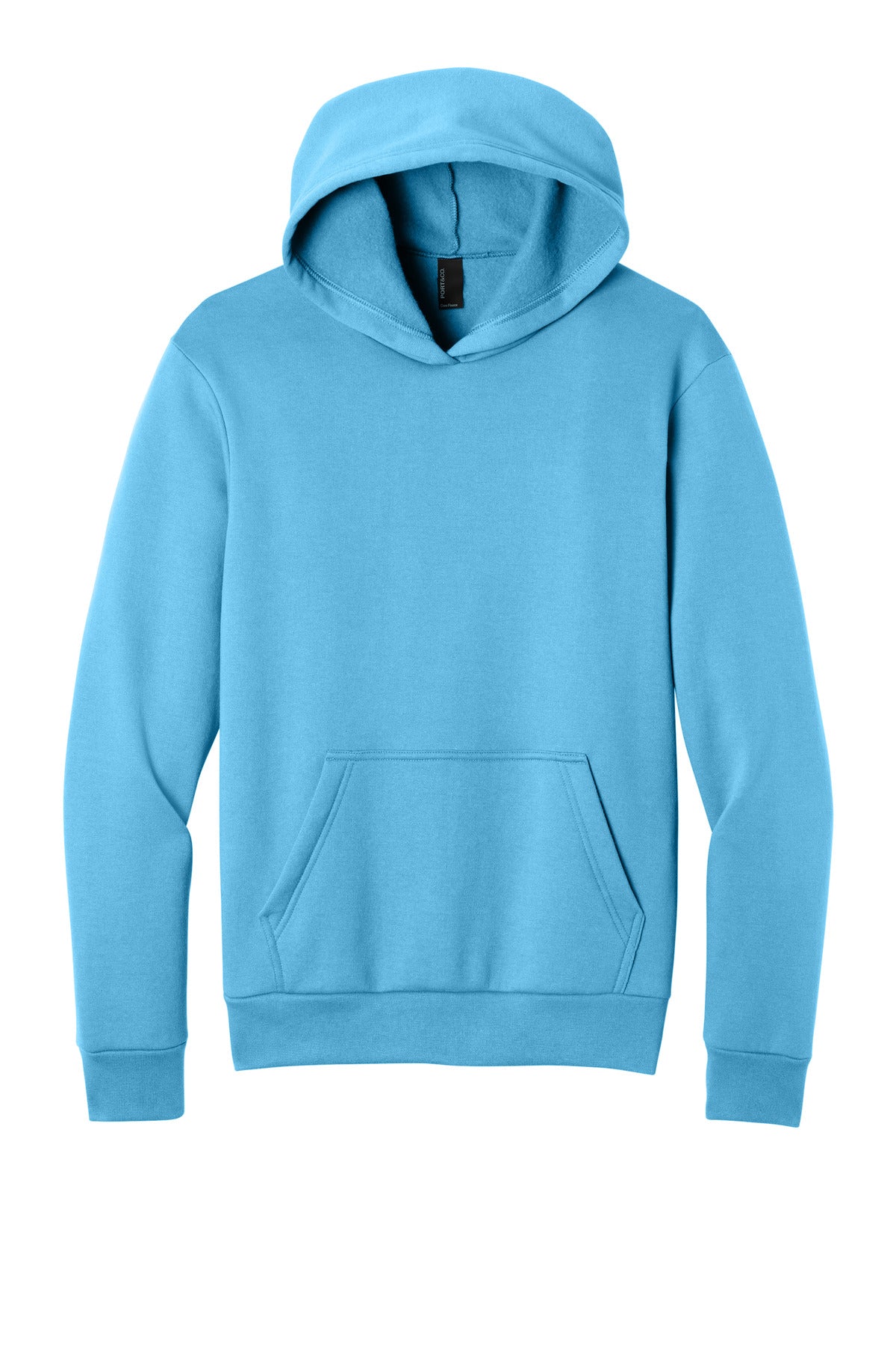 Port & Co Easy Fleece Pullover Hooded Sweatshirt - Aquatic Blue