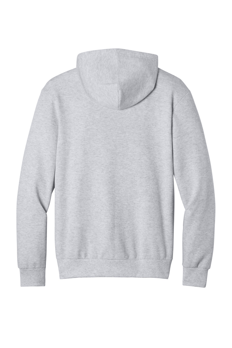 Port & Co Easy Fleece Pullover Hooded Sweatshirt - Ash
