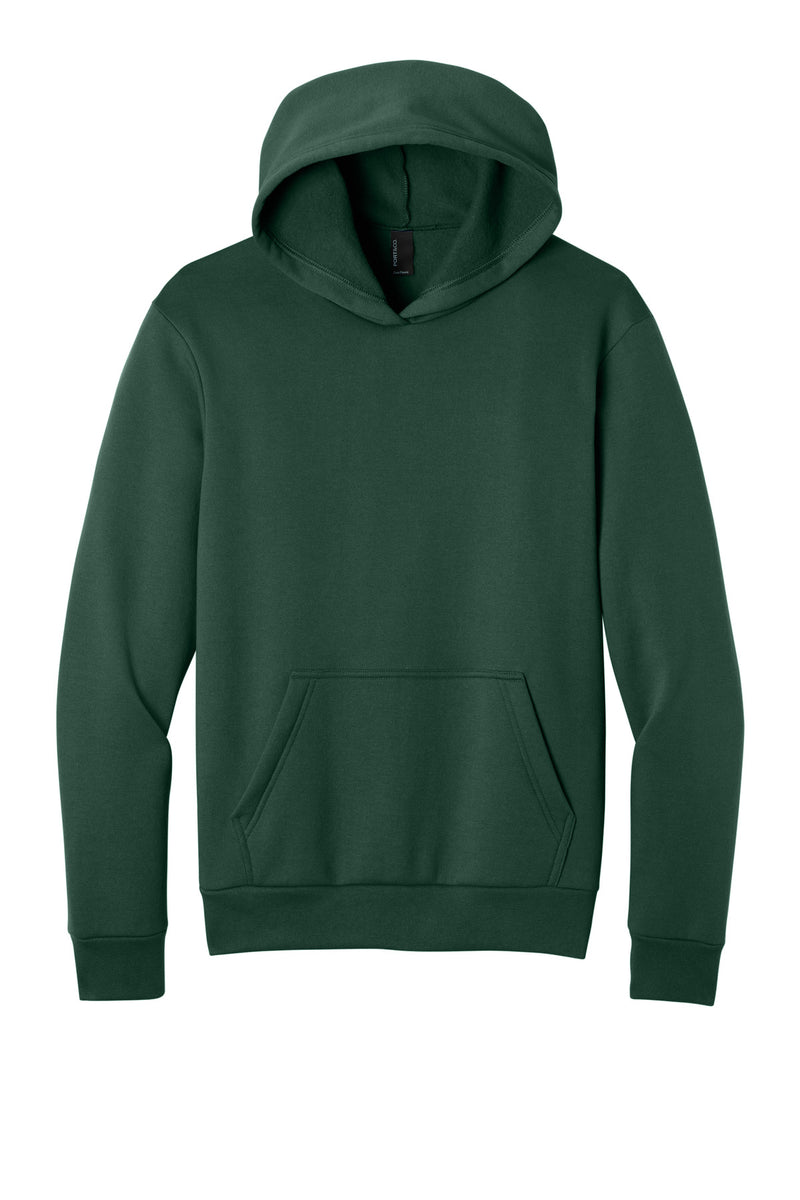 Port & Co Easy Fleece Pullover Hooded Sweatshirt - Dark Green