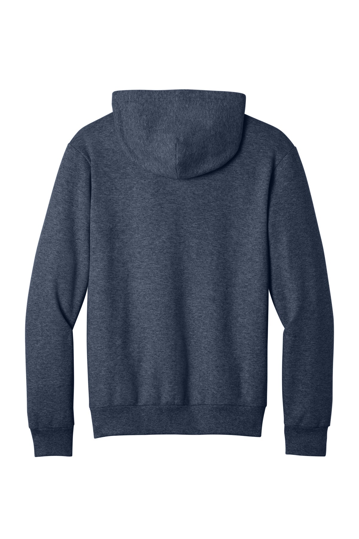 Port & Co Easy Fleece Pullover Hooded Sweatshirt - Heather Navy