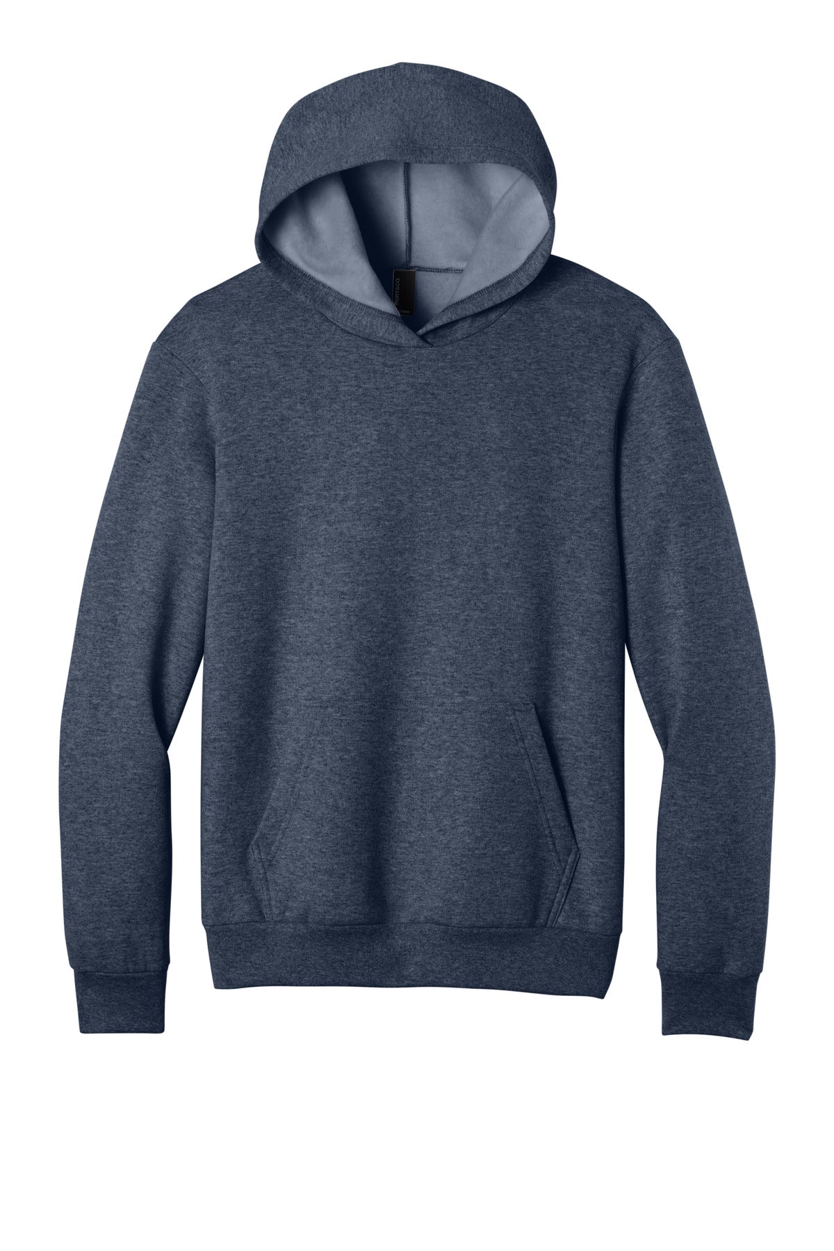 Port & Co Easy Fleece Pullover Hooded Sweatshirt - Heather Navy