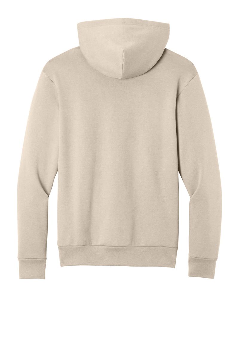 Port & Co Easy Fleece Pullover Hooded Sweatshirt - Light Sand