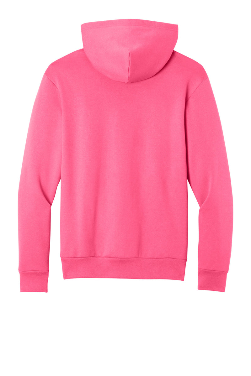 Port & Co Easy Fleece Pullover Hooded Sweatshirt - Neon Pink