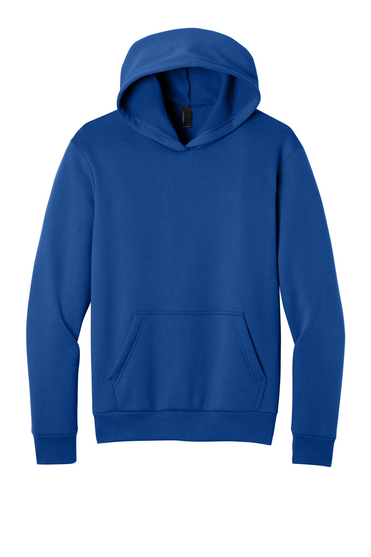Port & Co Easy Fleece Pullover Hooded Sweatshirt - True Royal