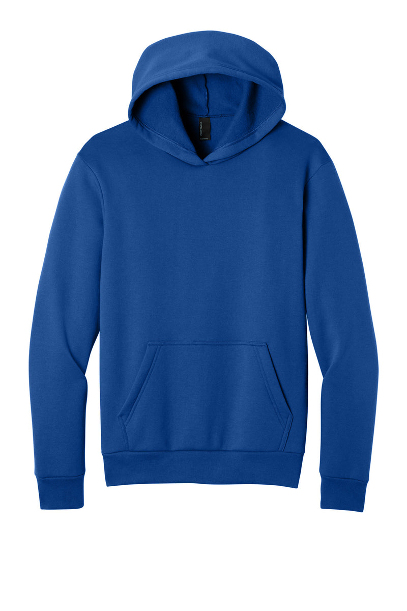 Port & Co Easy Fleece Pullover Hooded Sweatshirt - True Royal