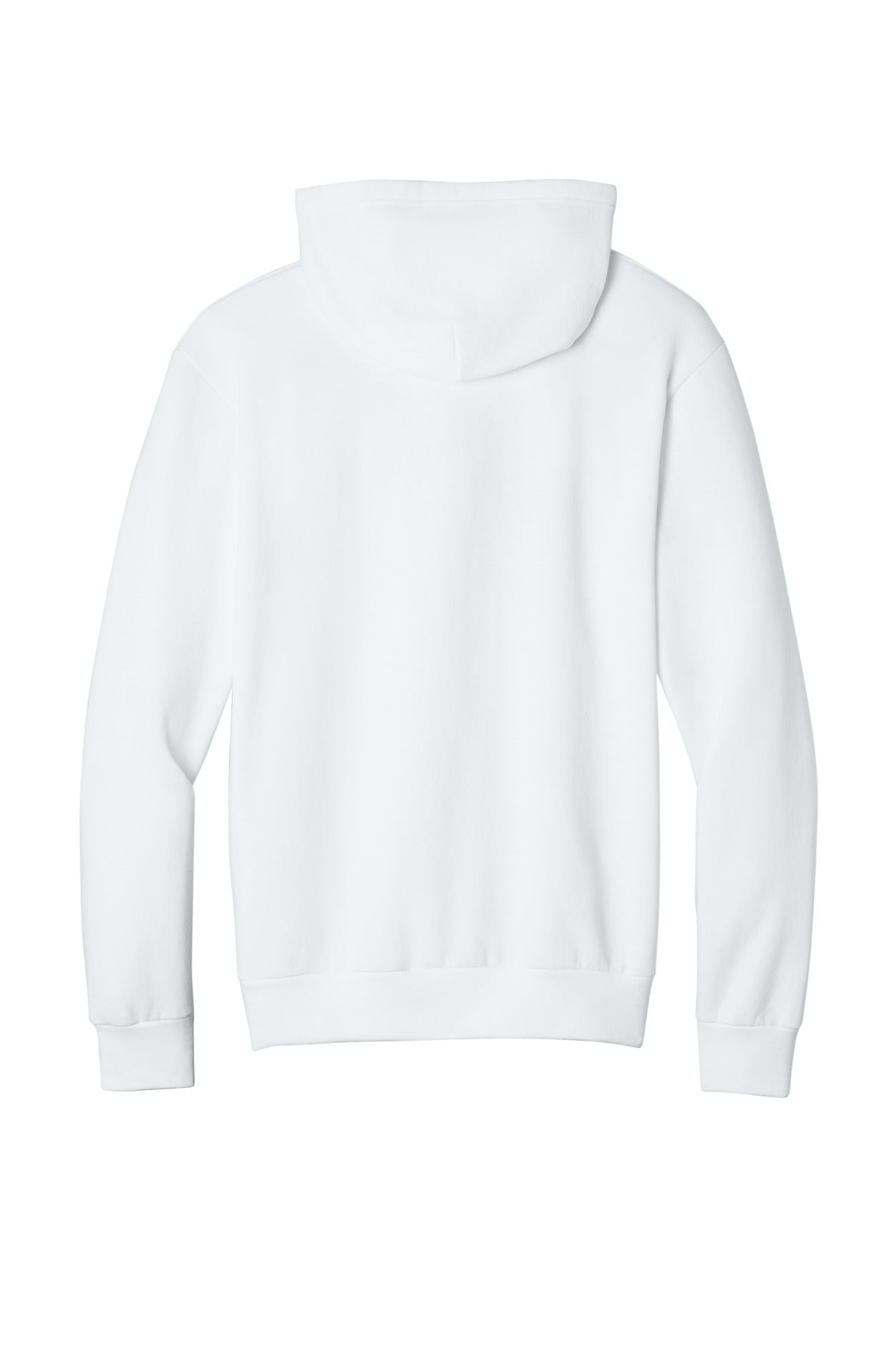 Port & Co Easy Fleece Pullover Hooded Sweatshirt - White