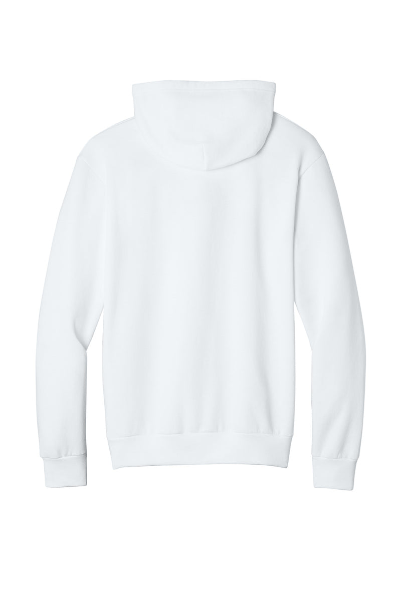 Port & Co Easy Fleece Pullover Hooded Sweatshirt - White
