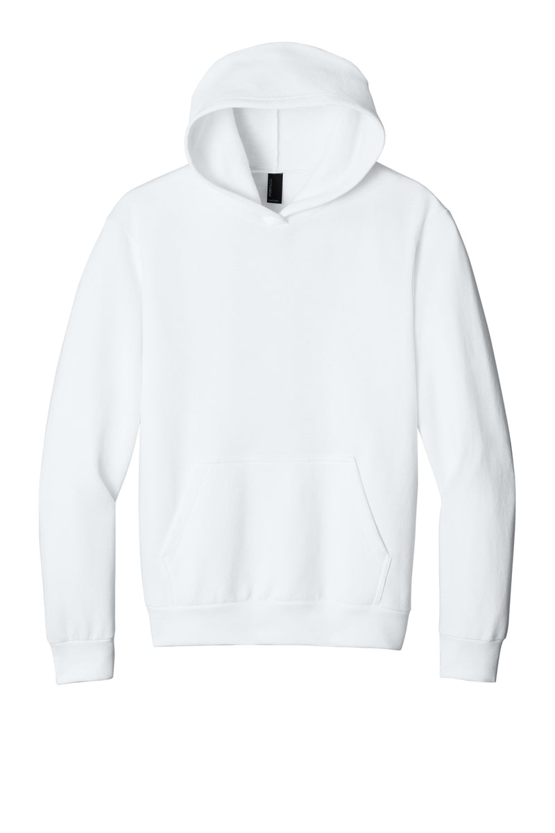 Port & Co Easy Fleece Pullover Hooded Sweatshirt - White