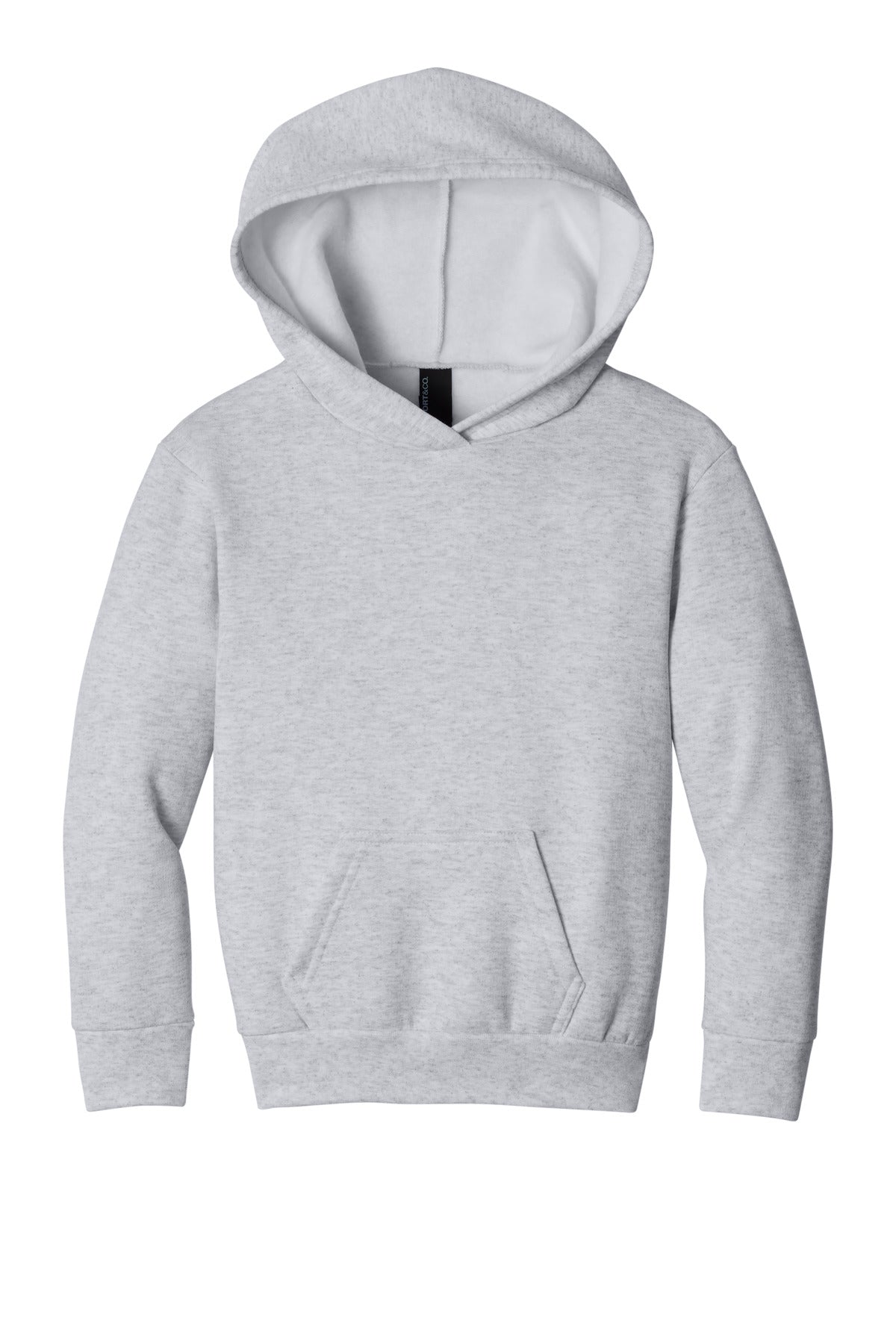 Port & Co Youth Easy Fleece Pullover Hooded Sweatshirt - Ash