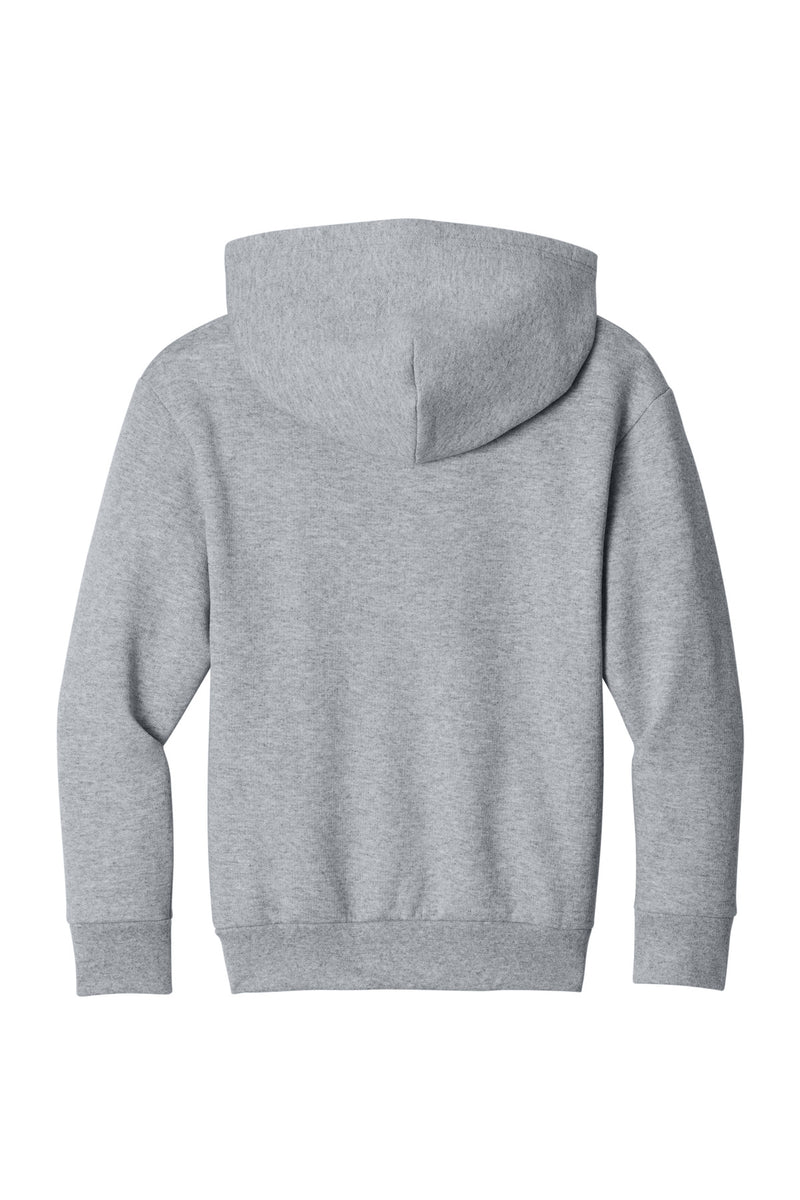 Port & Co Youth Easy Fleece Pullover Hooded Sweatshirt - Athletic Heather