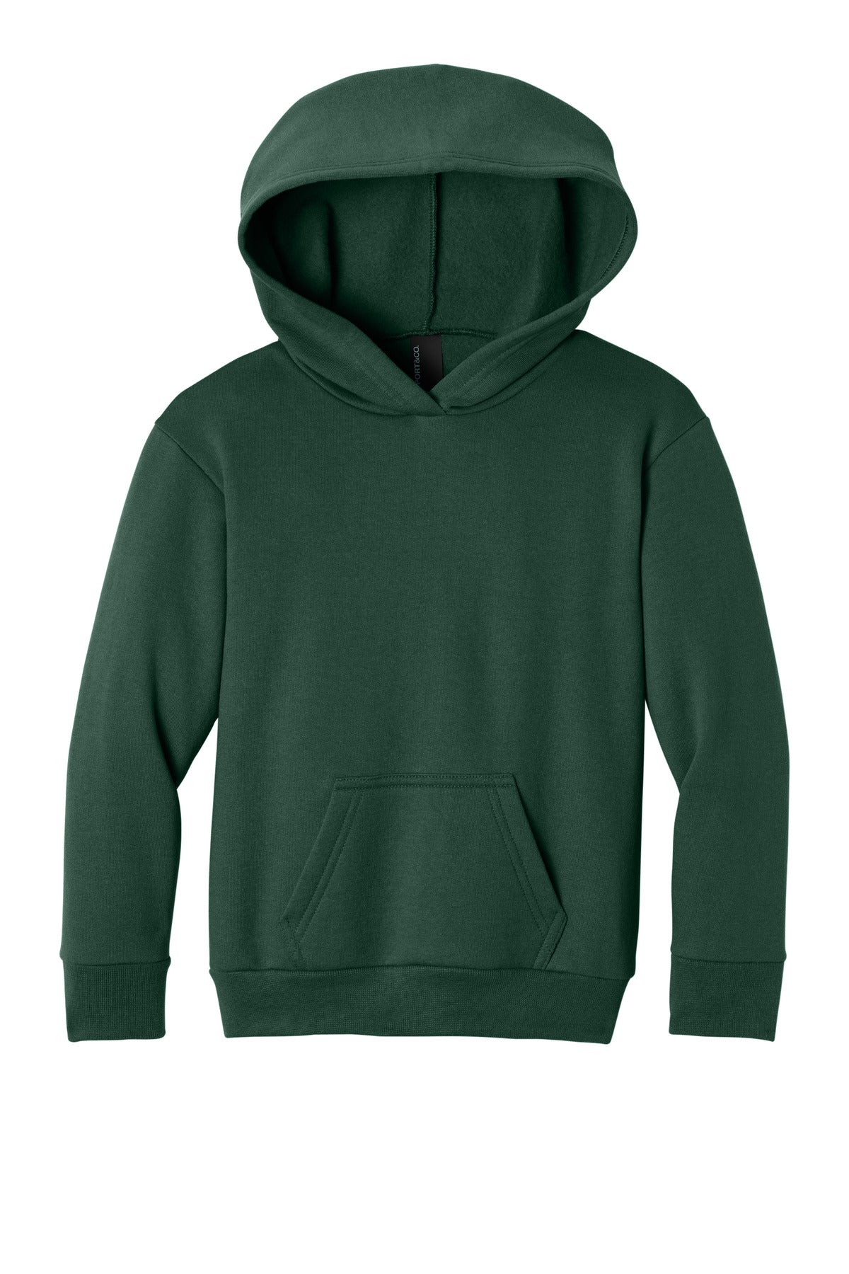 Port & Co Youth Easy Fleece Pullover Hooded Sweatshirt - Dark Green