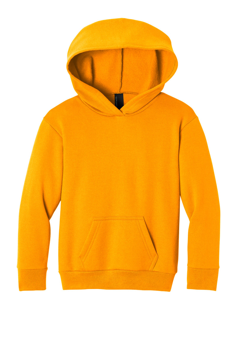 Port & Co Youth Easy Fleece Pullover Hooded Sweatshirt - Gold