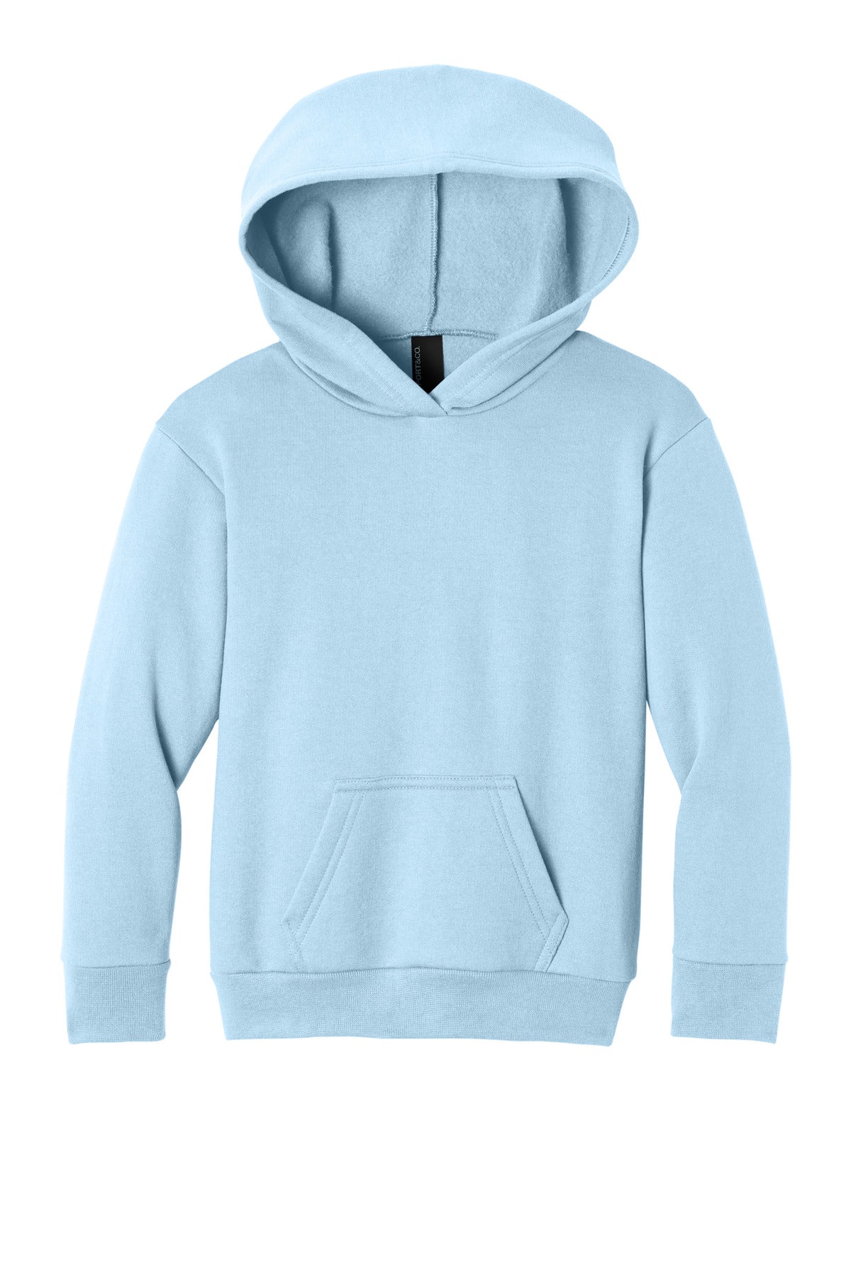 Port & Co Youth Easy Fleece Pullover Hooded Sweatshirt - Ice Blue