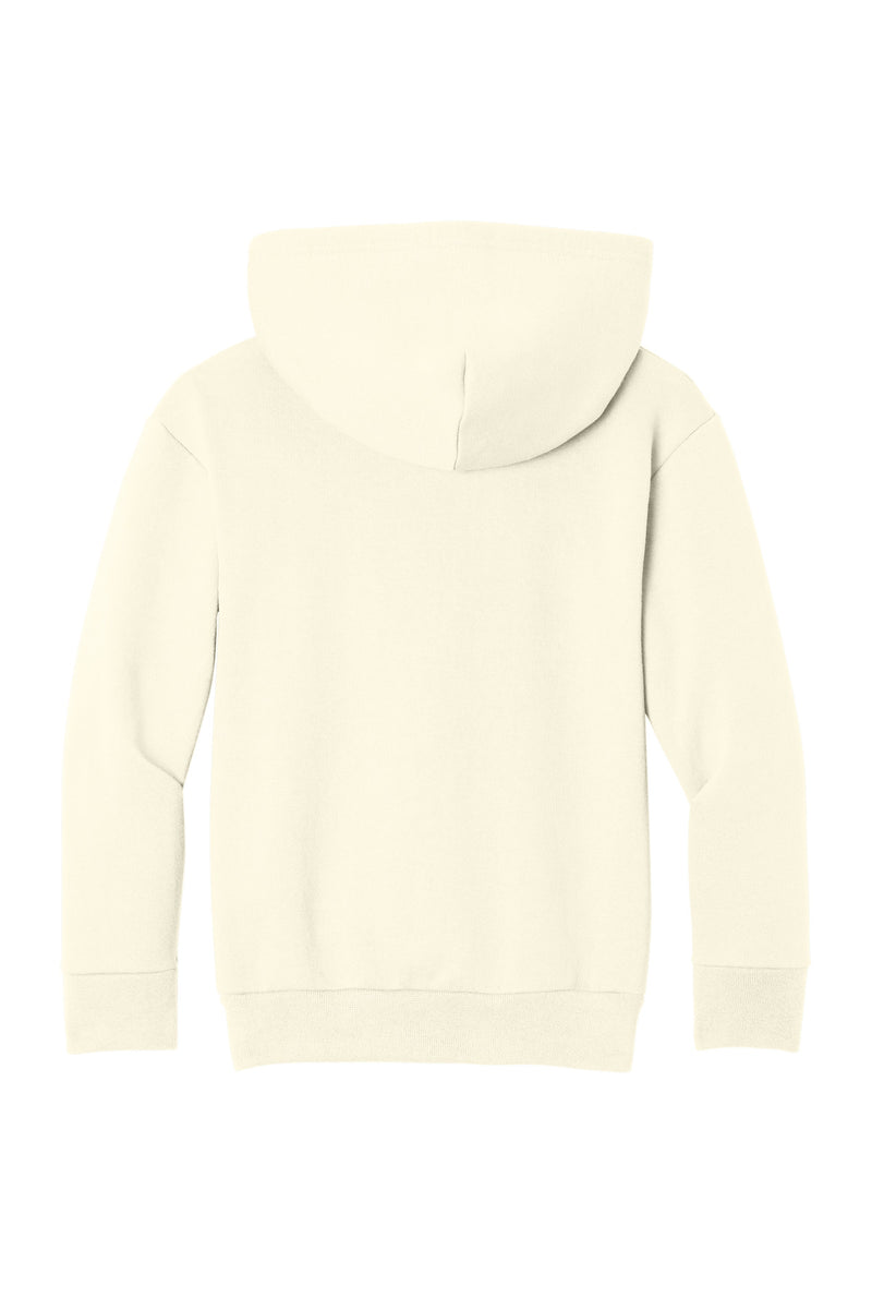 Port & Co Youth Easy Fleece Pullover Hooded Sweatshirt - Ivory