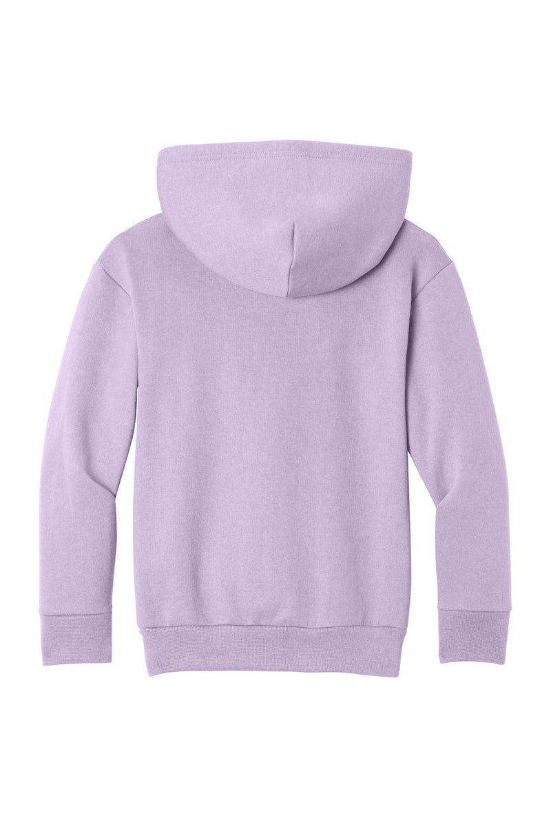 Port & Co Youth Easy Fleece Pullover Hooded Sweatshirt - Lavender