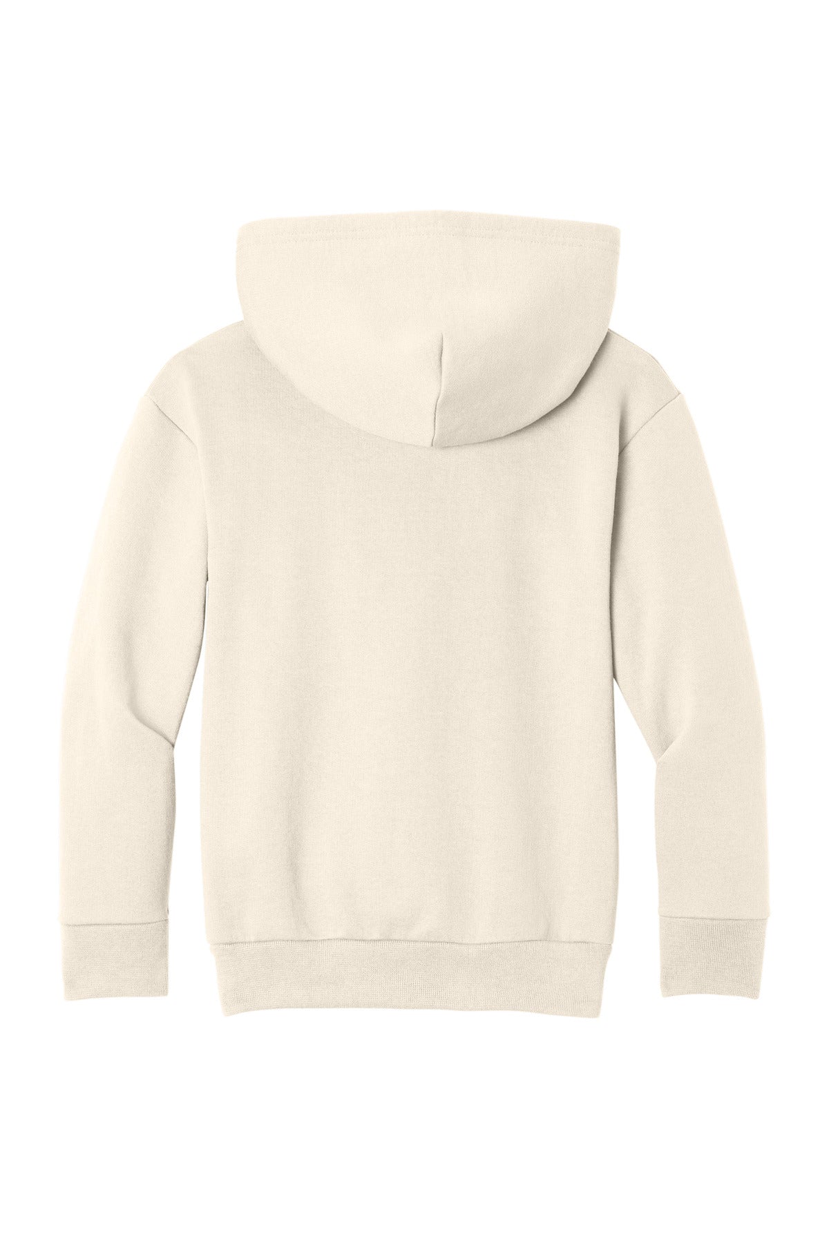 Port & Co Youth Easy Fleece Pullover Hooded Sweatshirt - Natural