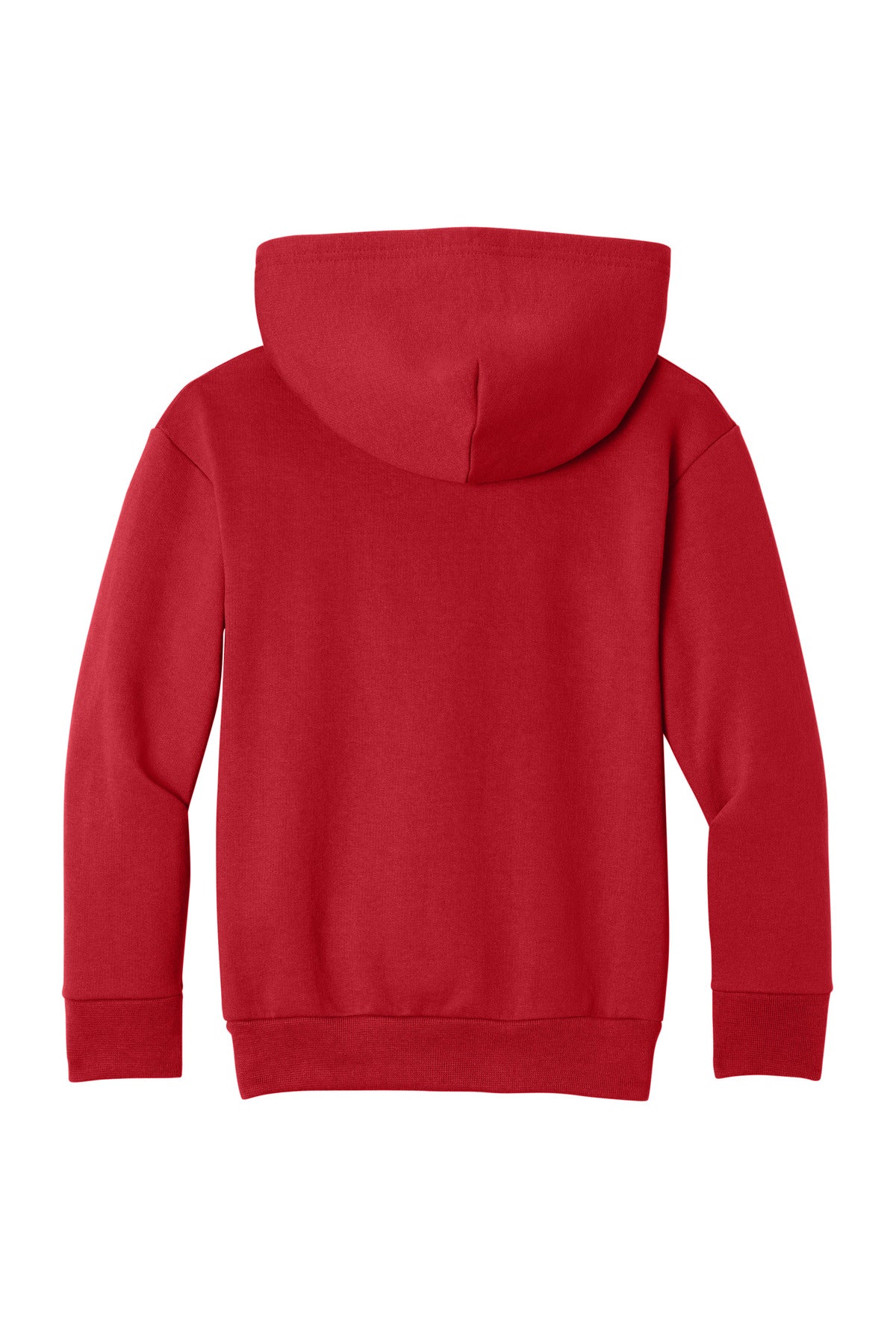 Port & Co Youth Easy Fleece Pullover Hooded Sweatshirt - Red