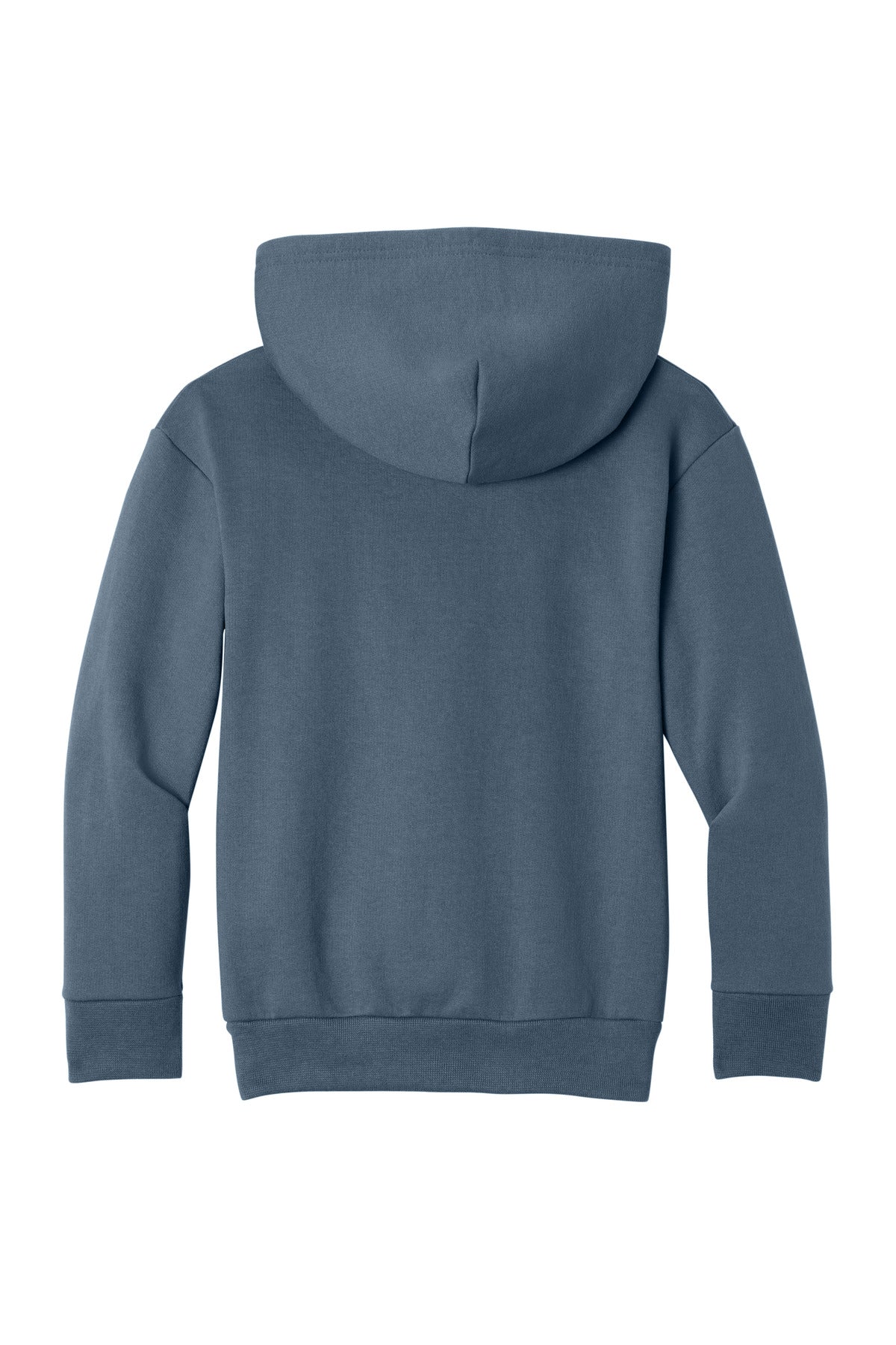 Port & Co Youth Easy Fleece Pullover Hooded Sweatshirt - Steel Blue