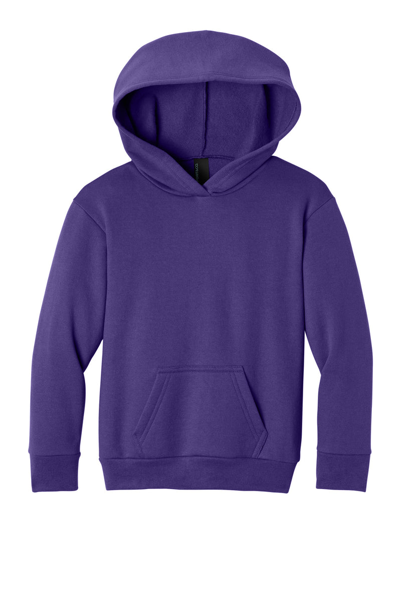 Port & Co Youth Easy Fleece Pullover Hooded Sweatshirt - Team Purple