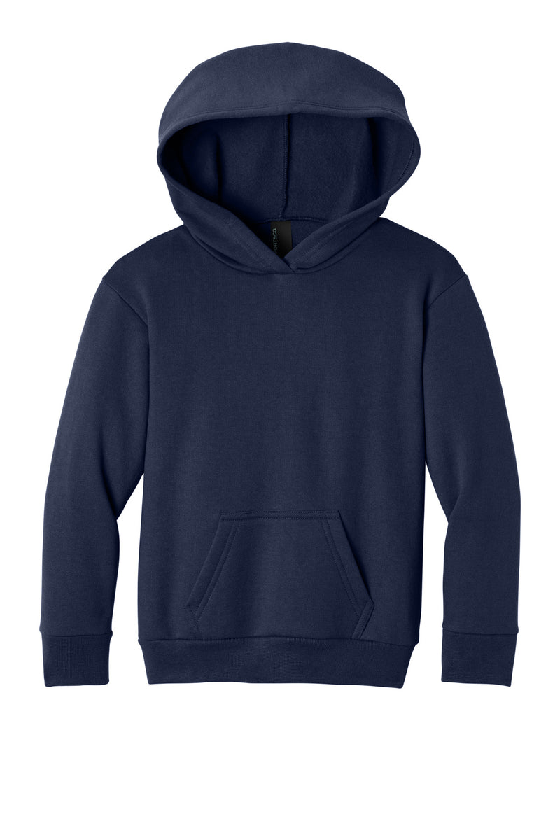 Port & Co Youth Easy Fleece Pullover Hooded Sweatshirt - True Navy