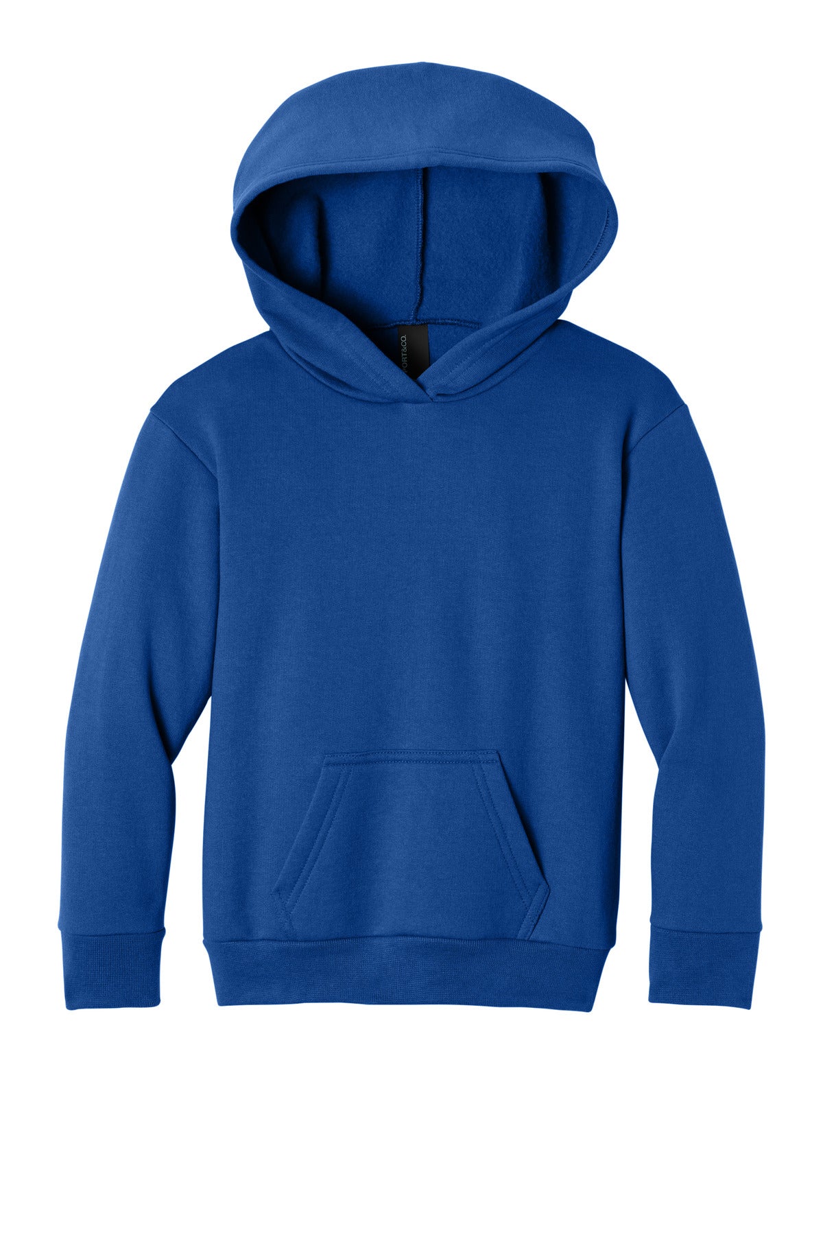 Port & Co Youth Easy Fleece Pullover Hooded Sweatshirt - True Royal