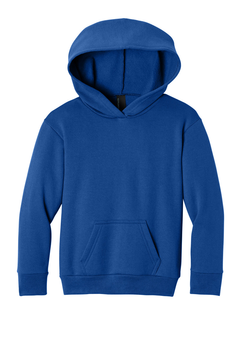 Port & Co Youth Easy Fleece Pullover Hooded Sweatshirt - True Royal