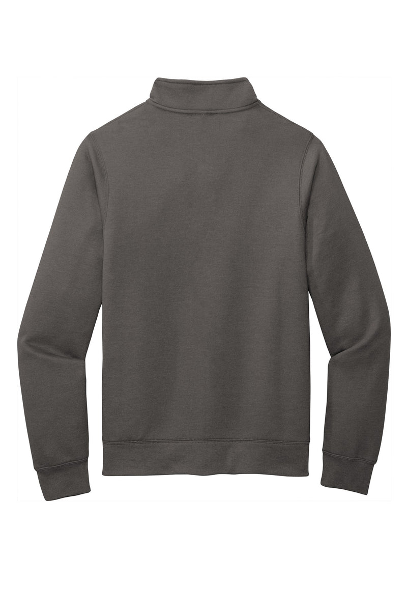 Port & Co Core Fleece Cadet Full-Zip Sweatshirt - Charcoal
