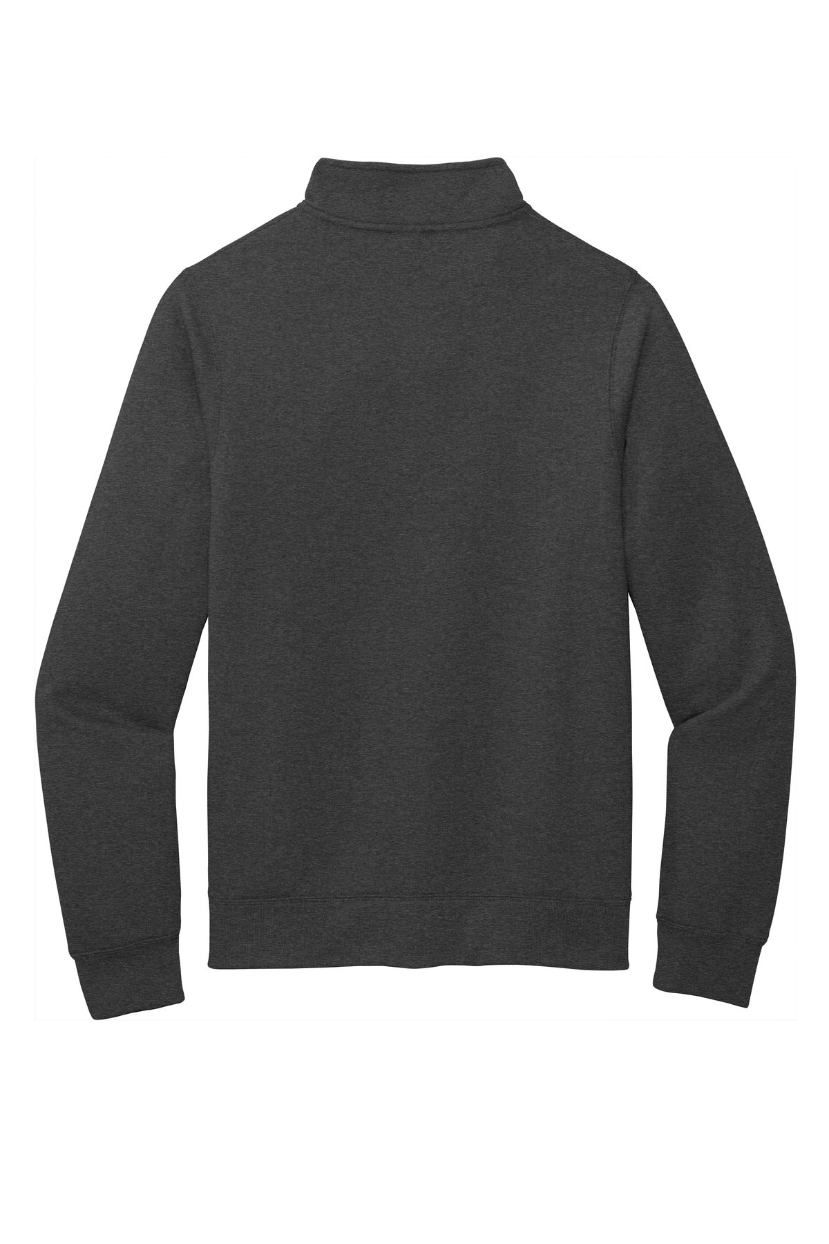 Port & Co Core Fleece Cadet Full-Zip Sweatshirt - Dark Heather Grey