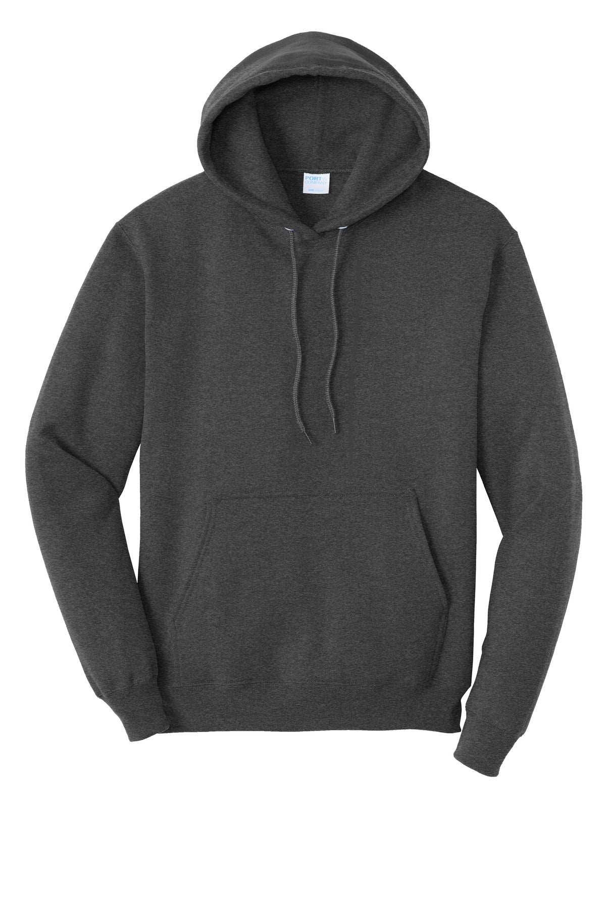 Port & Co Tall Core Fleece Pullover Hooded Sweatshirt - Black Heather