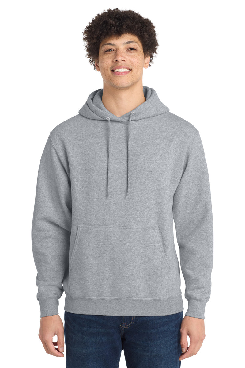 Port & Co Tall Core Fleece Pullover Hooded Sweatshirt - Athletic Heather
