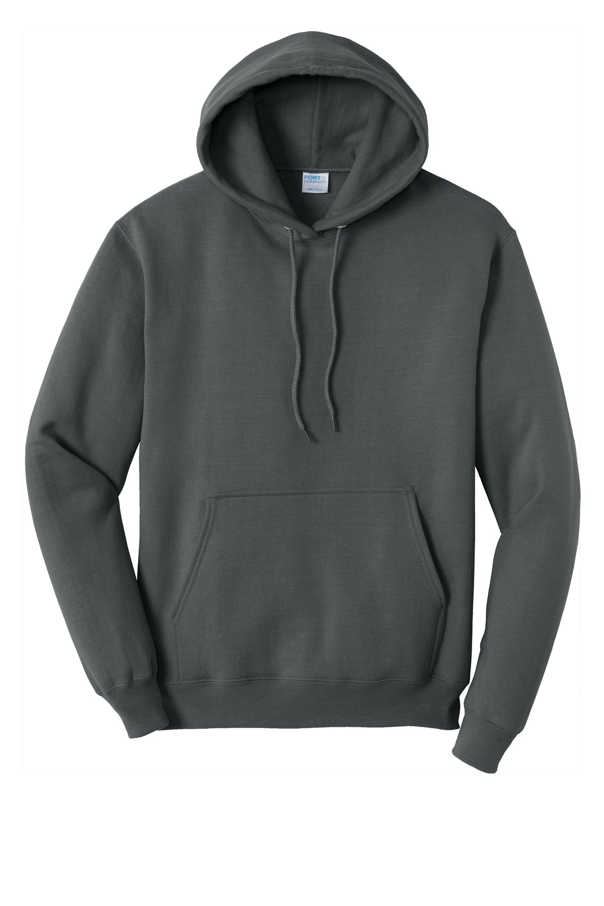 Port & Co Tall Core Fleece Pullover Hooded Sweatshirt - Charcoal