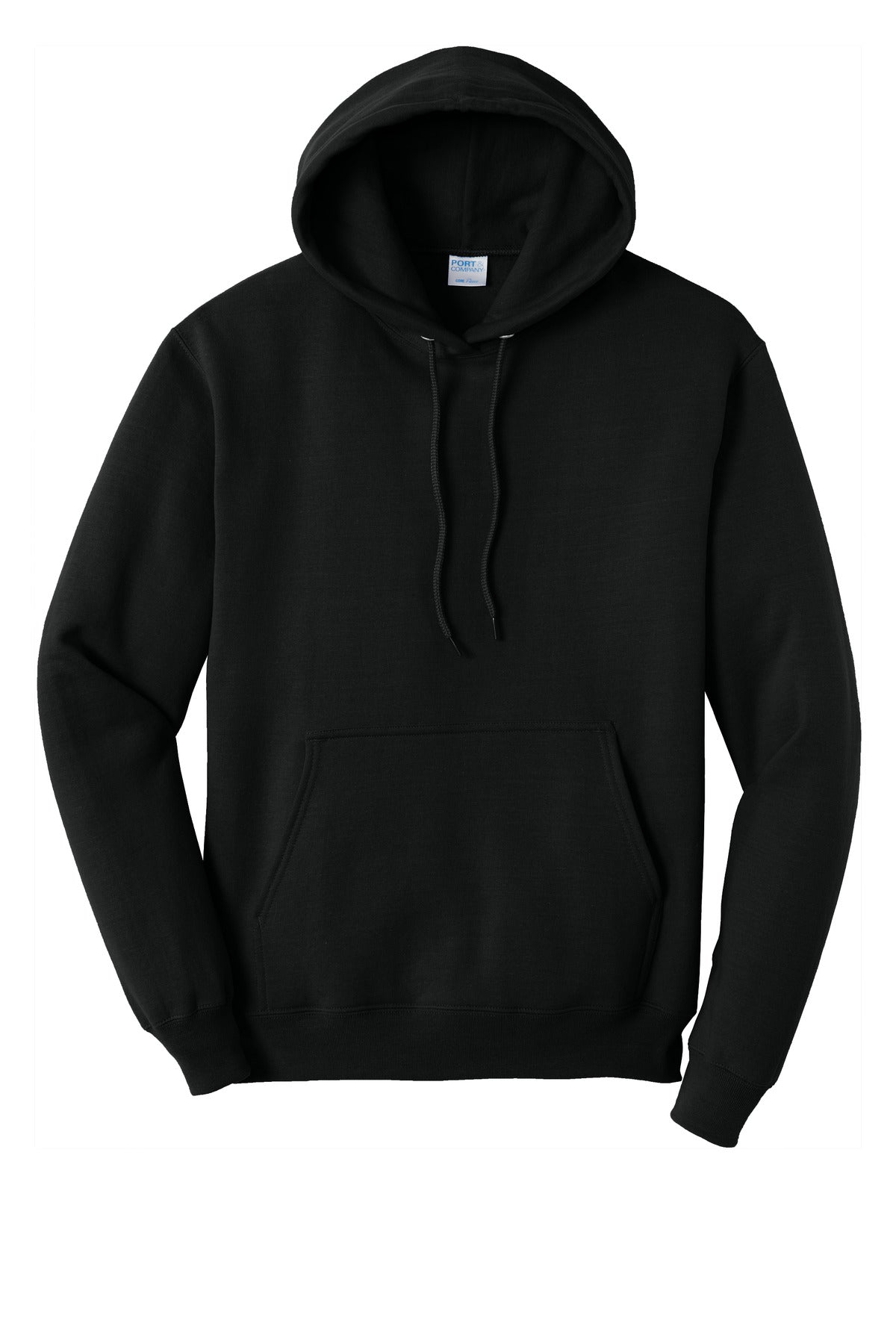 Port & Co Tall Core Fleece Pullover Hooded Sweatshirt - Jet Black