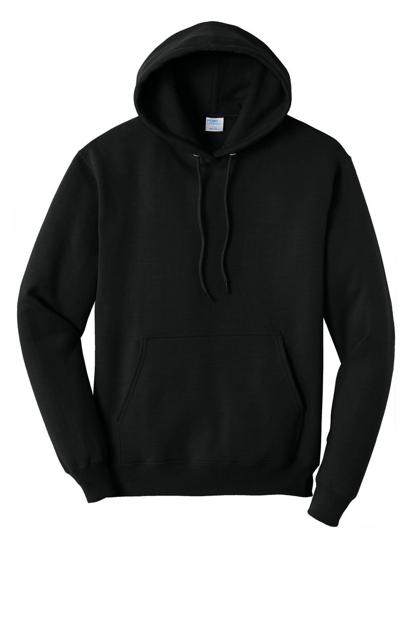 Port & Co Tall Core Fleece Pullover Hooded Sweatshirt - Jet Black