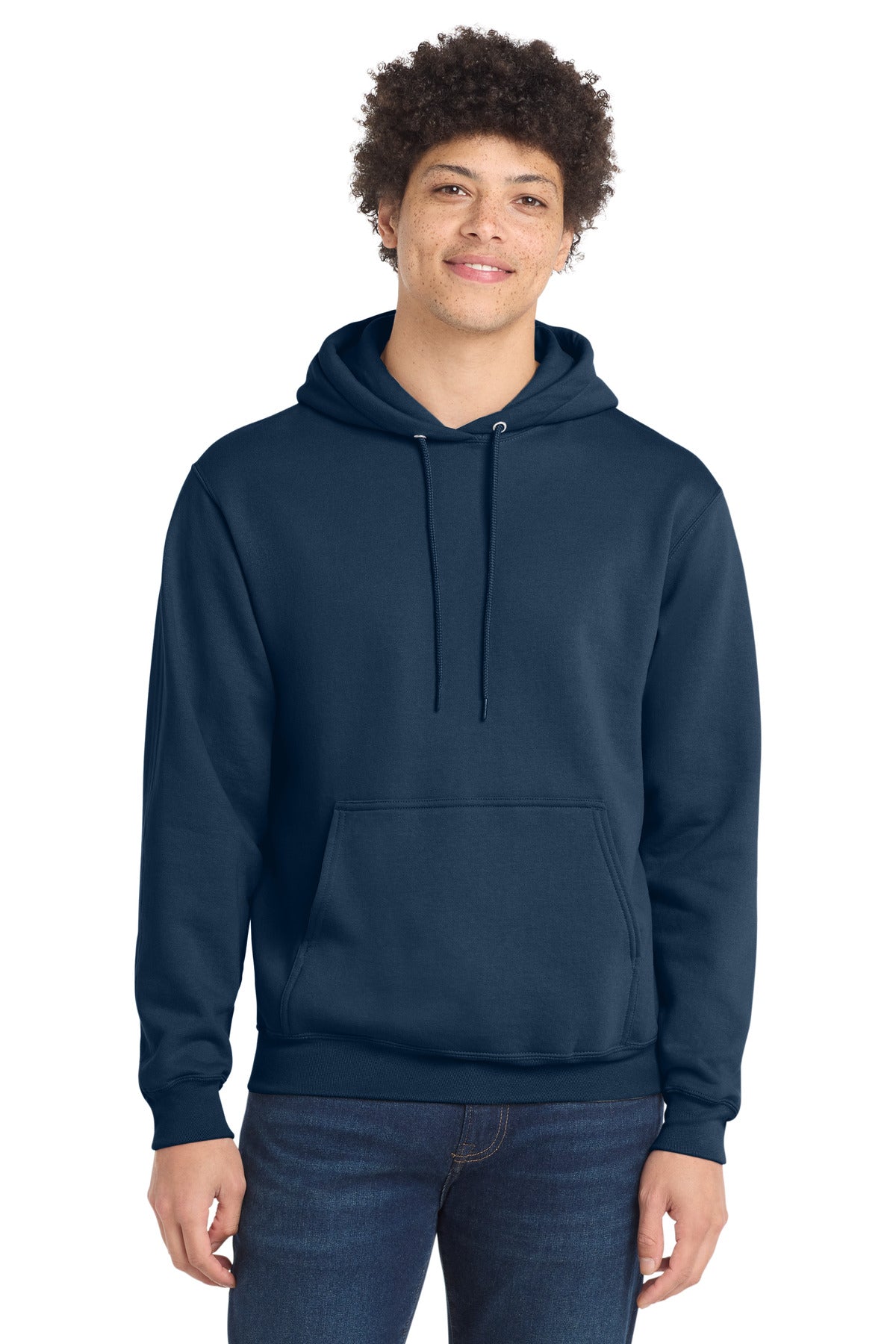 Port & Co Tall Core Fleece Pullover Hooded Sweatshirt - Navy