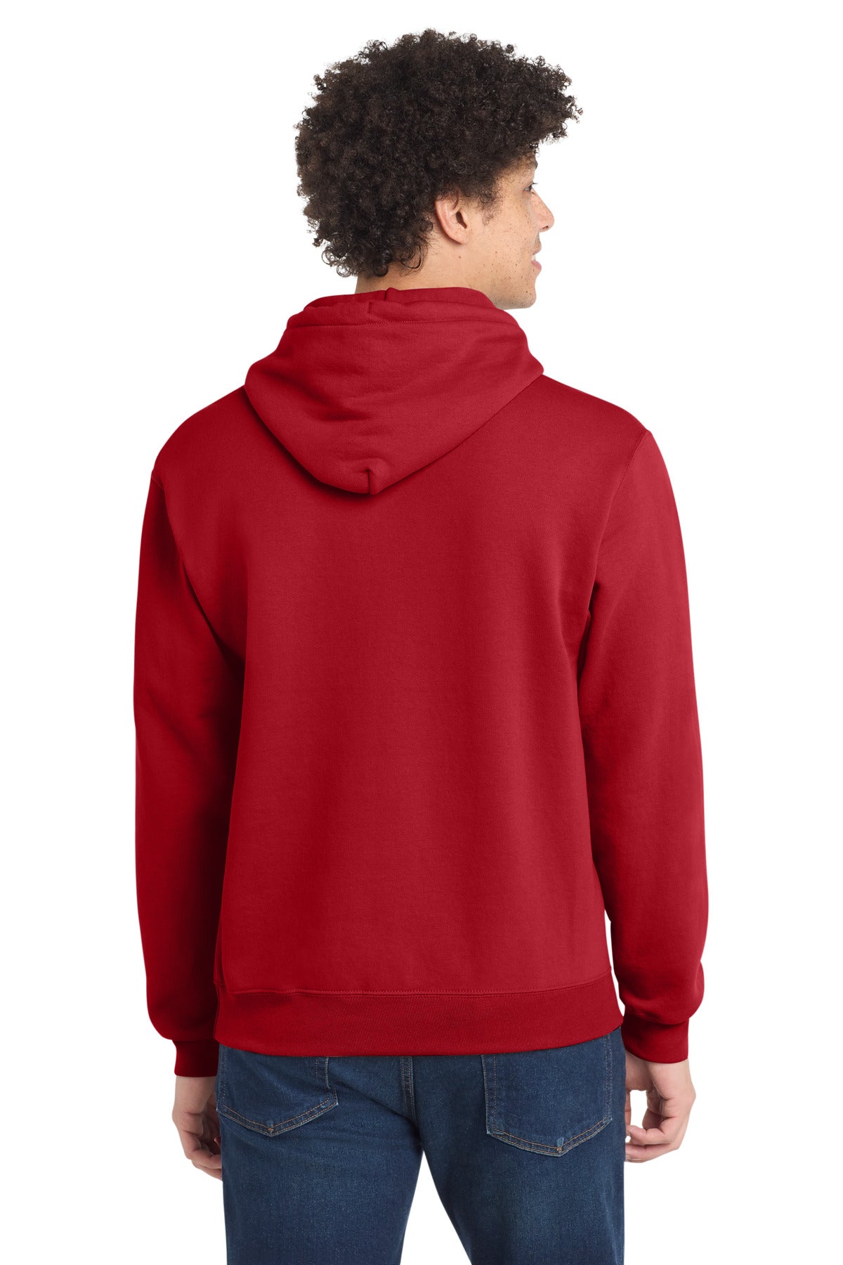 Port & Co Tall Core Fleece Pullover Hooded Sweatshirt - Red