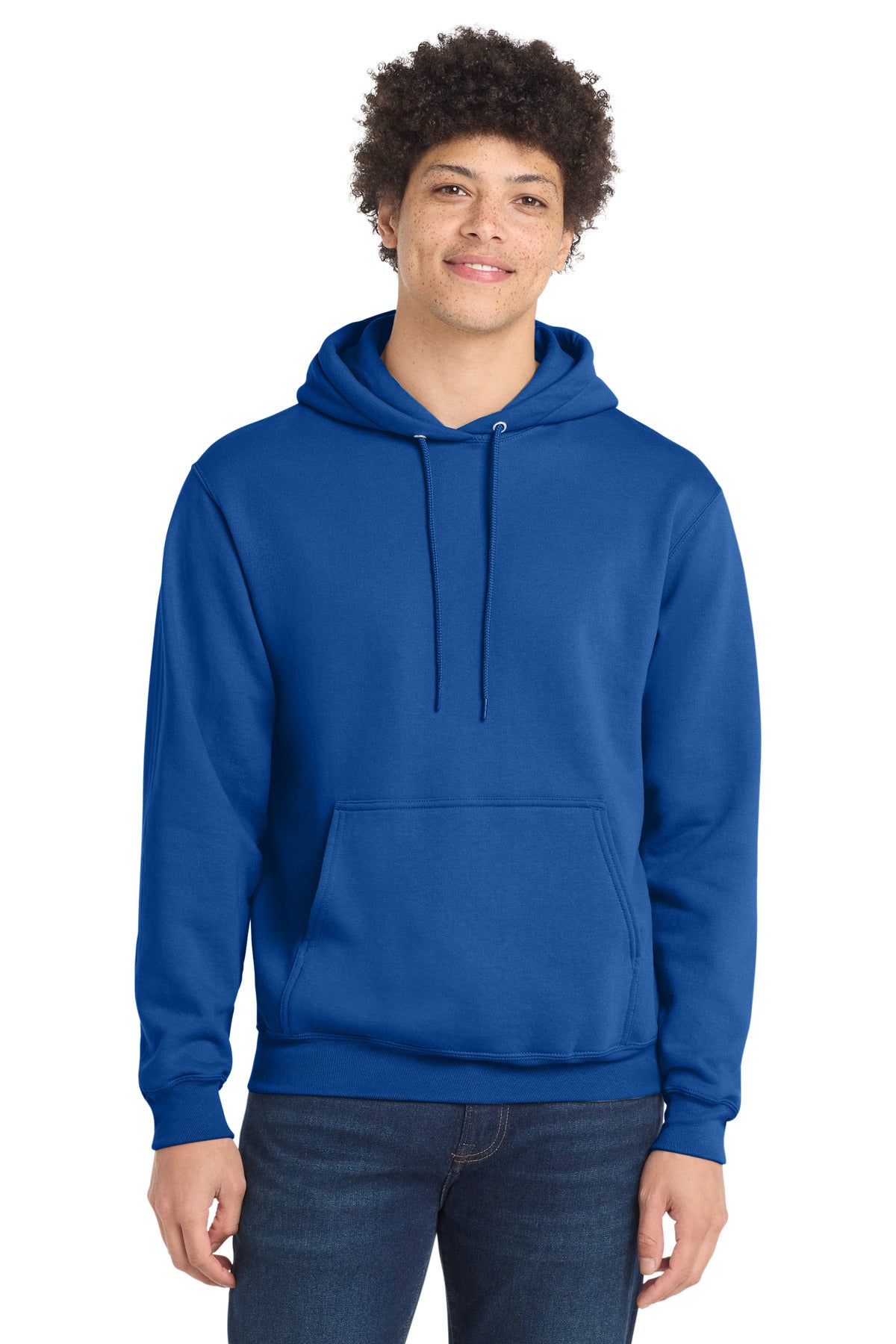 Port & Co Tall Core Fleece Pullover Hooded Sweatshirt - Royal