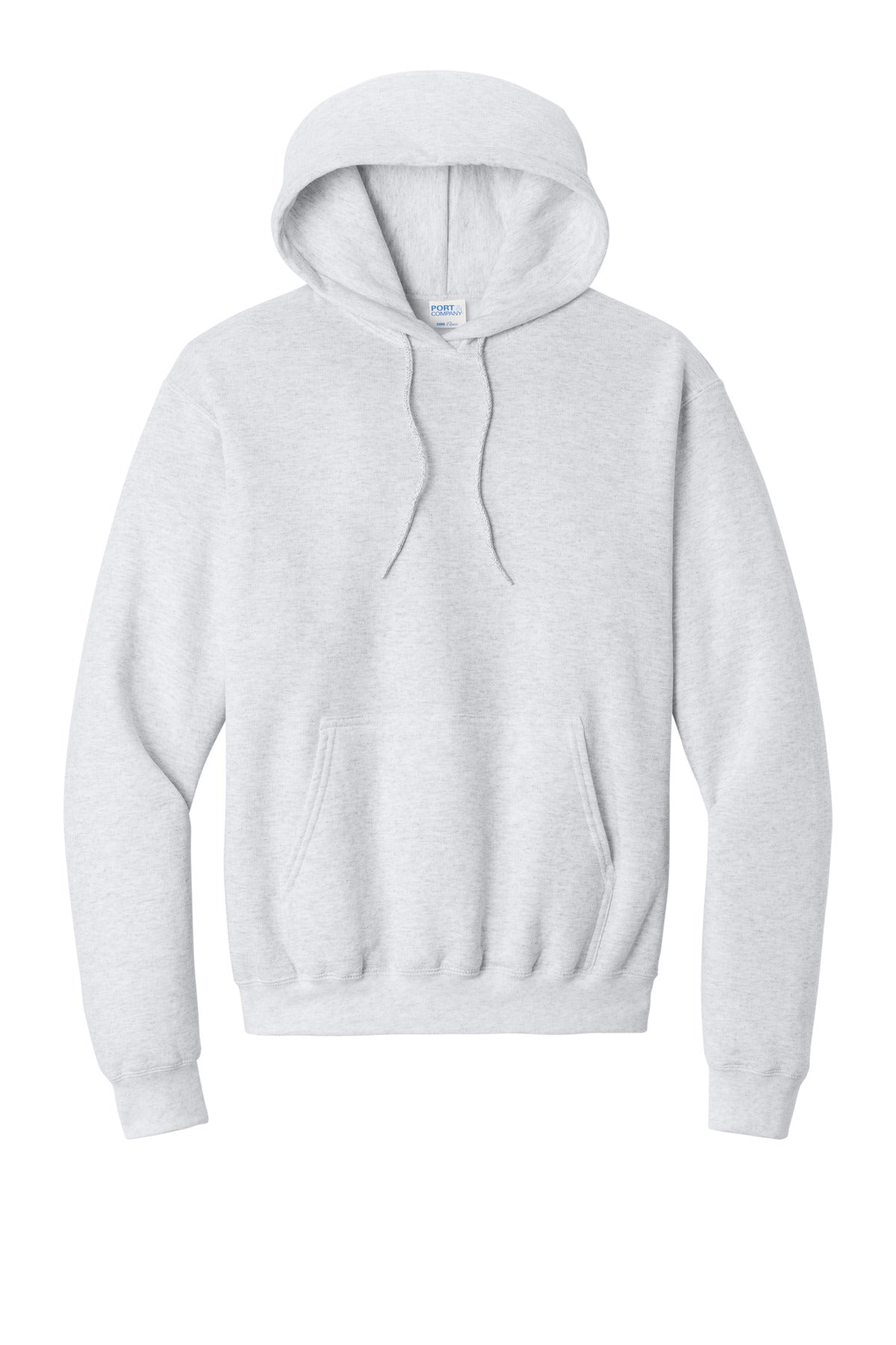 Port & Co Core Fleece Pullover Hooded Sweatshirt - Ash