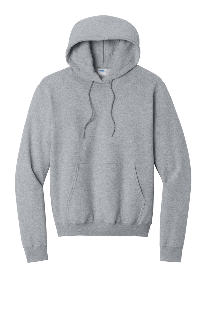 Port & Co Core Fleece Pullover Hooded Sweatshirt - Athletic Heather