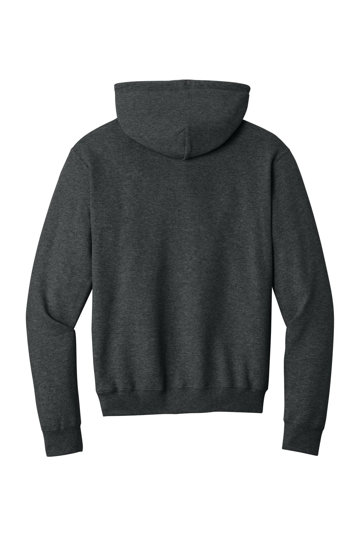 Port & Co Core Fleece Pullover Hooded Sweatshirt - Black Heather