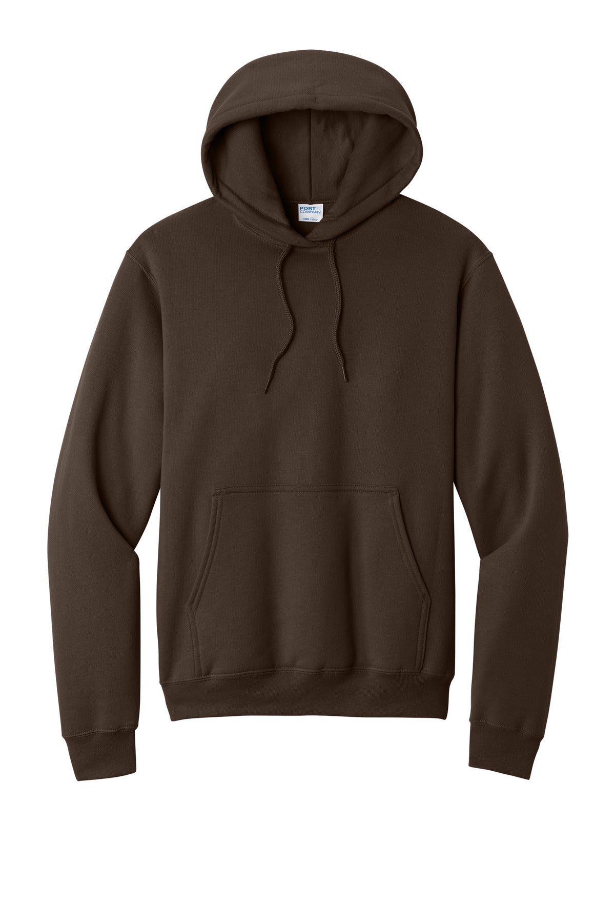 Port & Co Core Fleece Pullover Hooded Sweatshirt - Dark Chocolate Brown