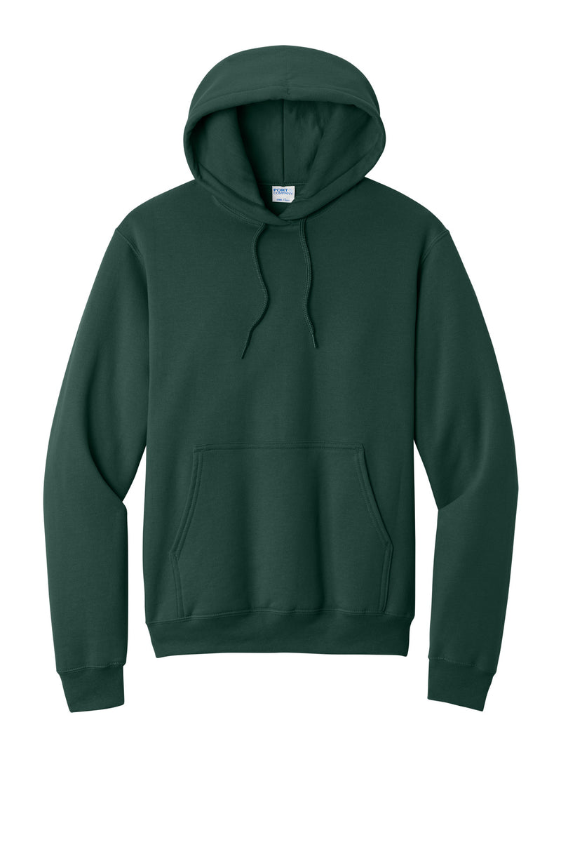 Port & Co Core Fleece Pullover Hooded Sweatshirt - Dark Green