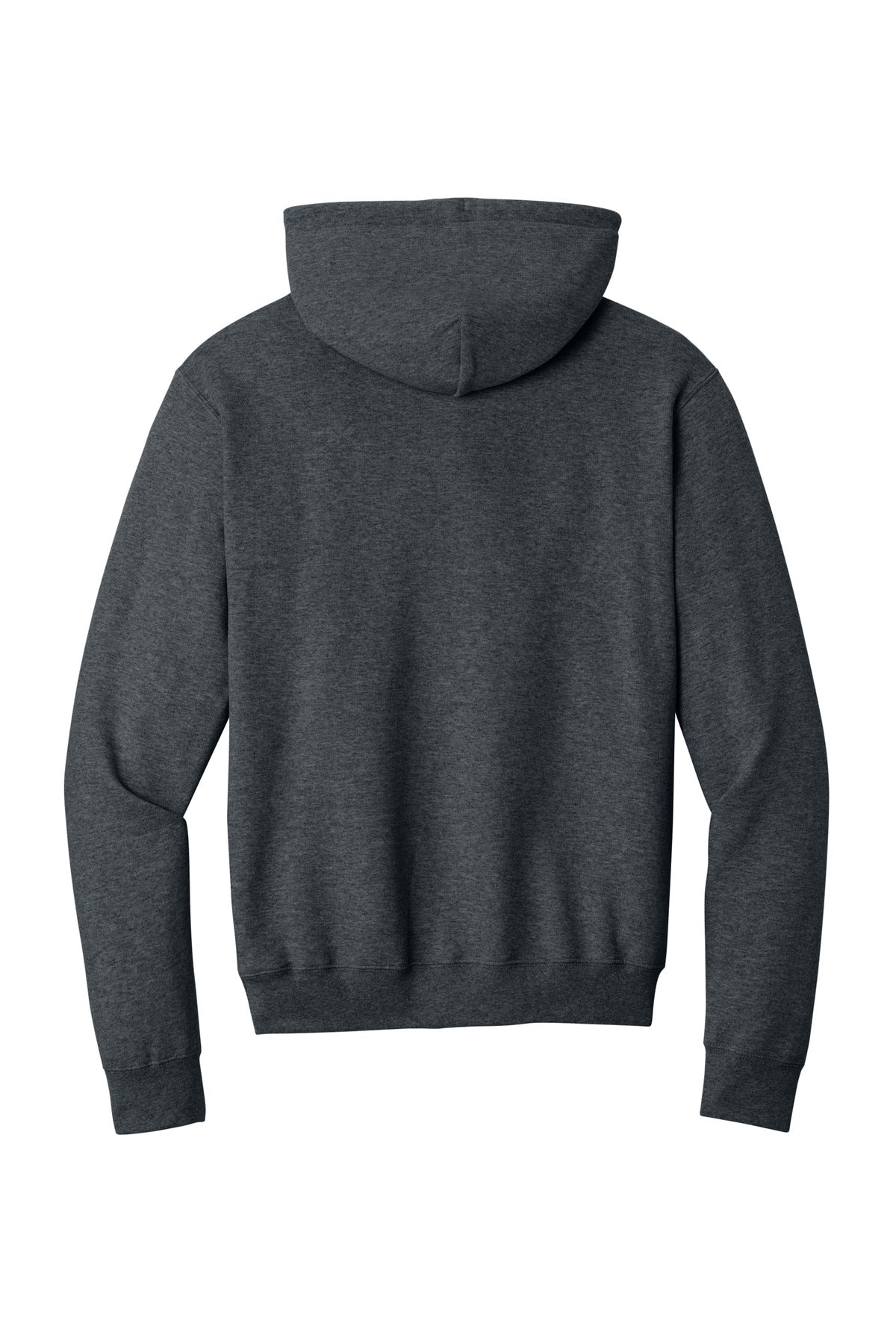 Port & Co Core Fleece Pullover Hooded Sweatshirt - Dark Heather Grey