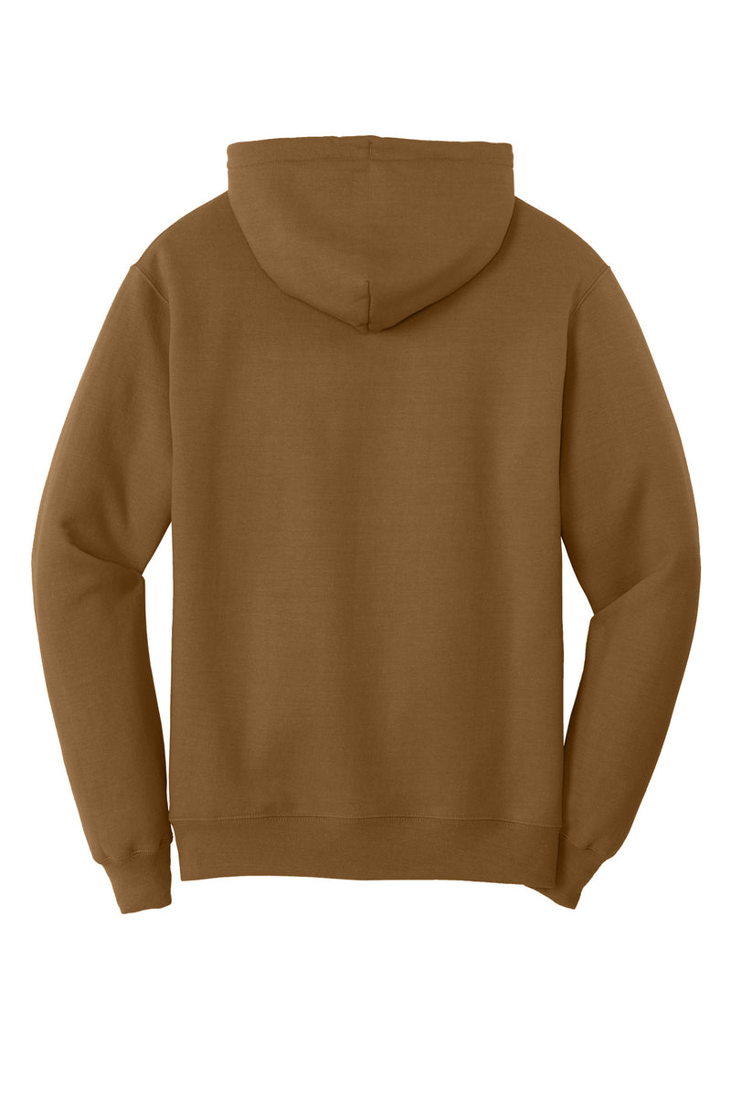 Port & Co Core Fleece Pullover Hooded Sweatshirt - Duck Brown